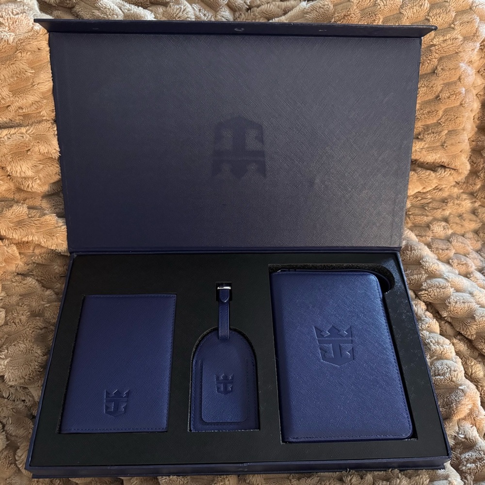 *NEW* Royal Caribbean Navy Blue Travel Accessory Set